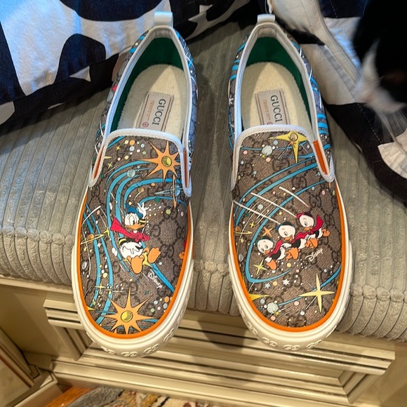 Donald Duck Gucci Disney Slip Ons. - Picture 1 of 3